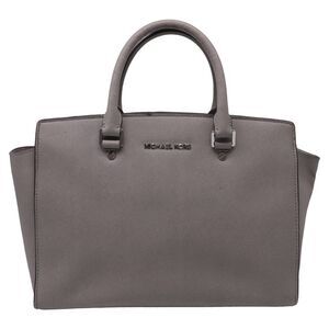 Michael Michael Kors Selma Handbag in Grey Leather